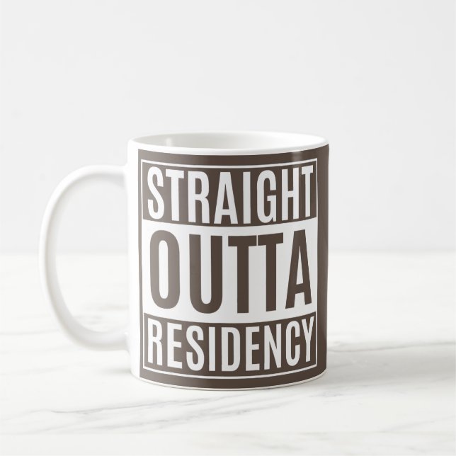 Direkter Outta Residencial Abschluss Kaffeetasse (Links)