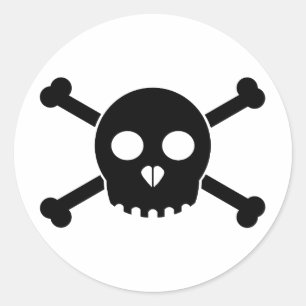 Direkter Schwarzer Scharnieraufkleber Runder Aufkleber