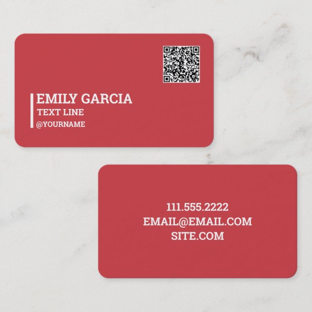 Direkter Verkauf MLM QR Visitenkarte (Vorne/Hinten)