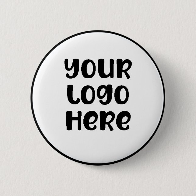 DIREKTES Minimalistisches Firmenlogo Button (Vorderseite)
