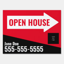 Direktion "Open House" - Schwarz & Rot