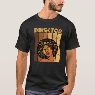 Direktor Afro American Women Black History T-Shirt