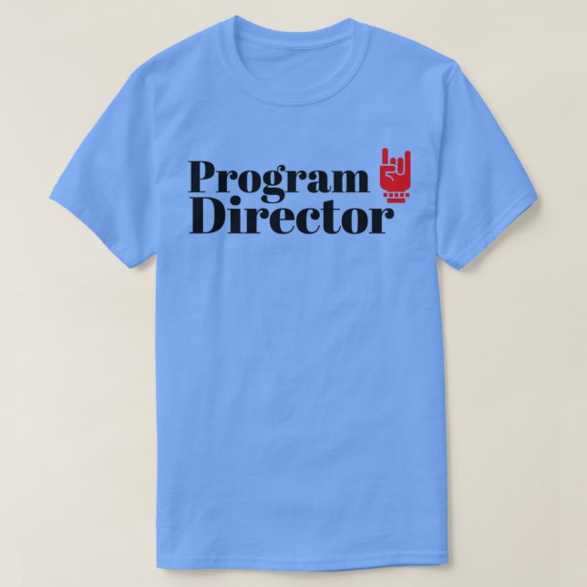 Direktor des Programms T-Shirt (Design vorne)
