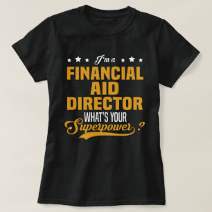 Direktor "Finanzhilfe" T-Shirt