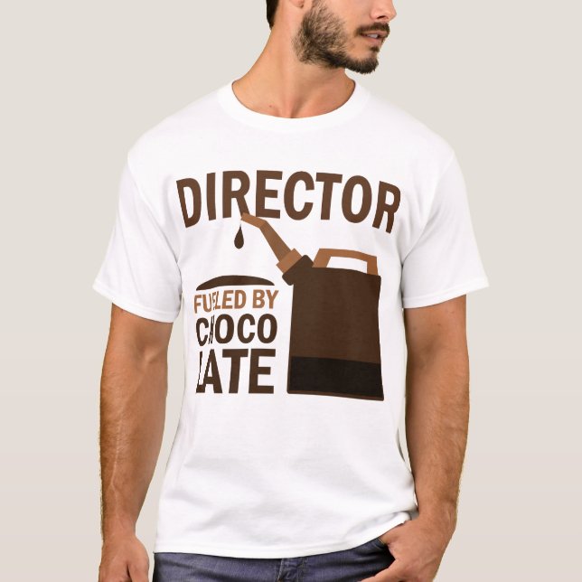 Direktor (lustige) Schokolade T-Shirt (Vorderseite)