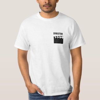 Direktor mit Film-Markierungs-Wert-T - Shirt