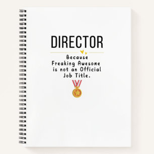 Direktor Notizbuch