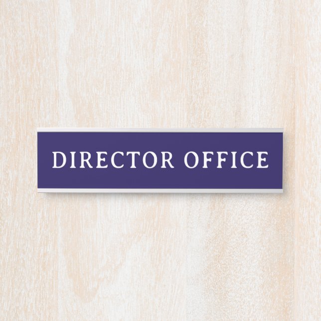 DIREKTOR | Professionelles modernes Türschild (Vorderseite )