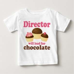 Direktor Will Lead für Schokolade Baby T-shirt