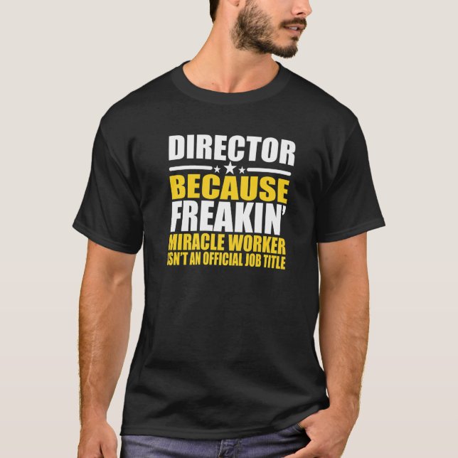 Direktoren für Mitarbeiter T-Shirt (Vorderseite)