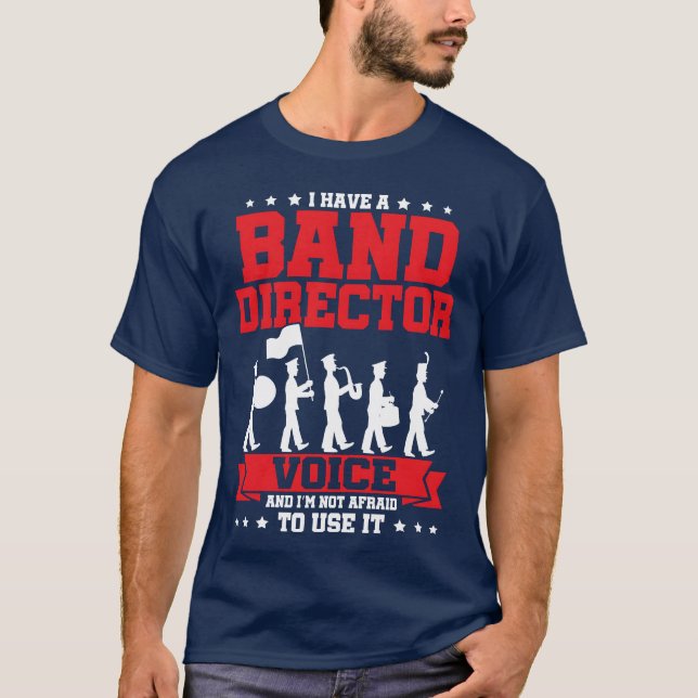 Dirigent Stimme Familie T-Shirt (Vorderseite)