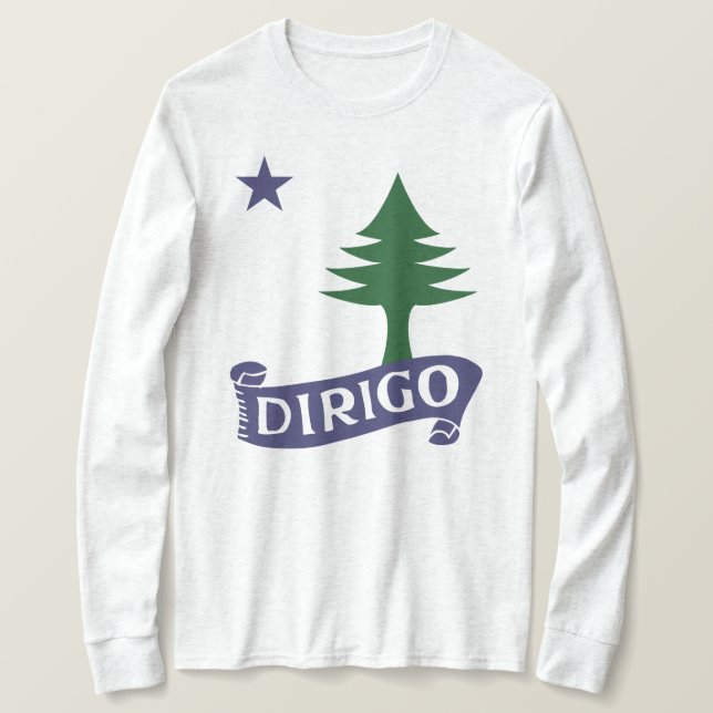 Dirigo/1901 Maine Flag T-Shirt (Design vorne)