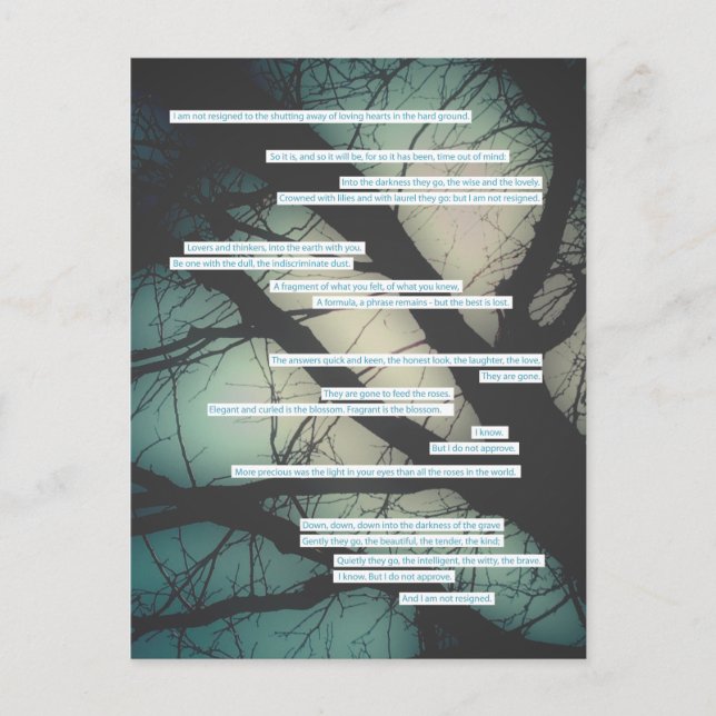 Dirk ohne Beileid-Karte Postkarte (Vorderseite)