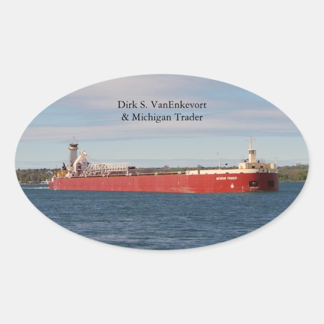 Dirk S. VanEnkevort & Michigan Trader Aufkleber (Vorderseite)
