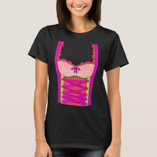 Dirndl Kleid Extravagantes Kleid Dummy Women's Pur T-Shirt