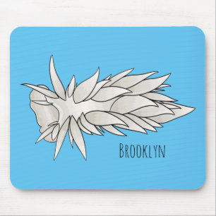 Dirona albolineata NudiBranntbild Cartoon Mousepad