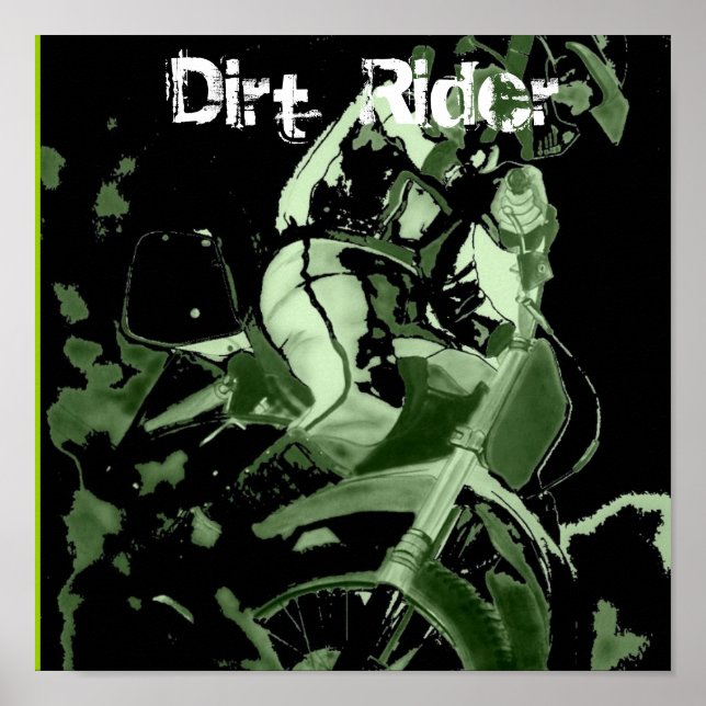 Dirt Bike 1, Dirt Rider Poster (Vorne)