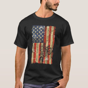 Dirt Bike 4. Juli Jungs Moto Biker Männer Kinder T-Shirt