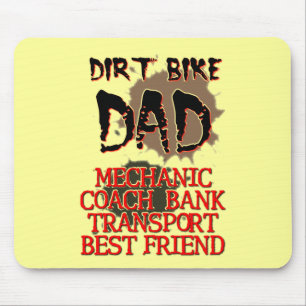 Dirt Bike Dad Motocross Mauspad