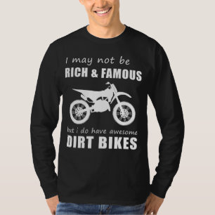 Dirt Bike Enthusiasten Humorvollen Deluxe T - Shir T-Shirt