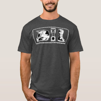 Dirt Bike Gear Motorradfahrer Motocross OffRoad T-Shirt