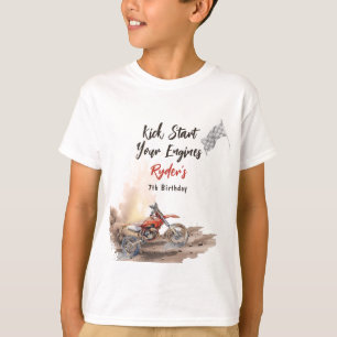 Dirt Bike Geburtstag jedes Alters T-Shirt