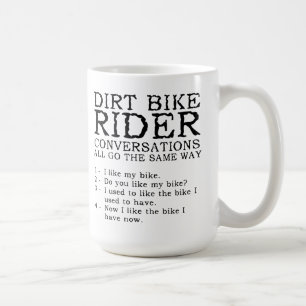 Dirt Bike Gespräche Lustiger Motocross Becher Tasse