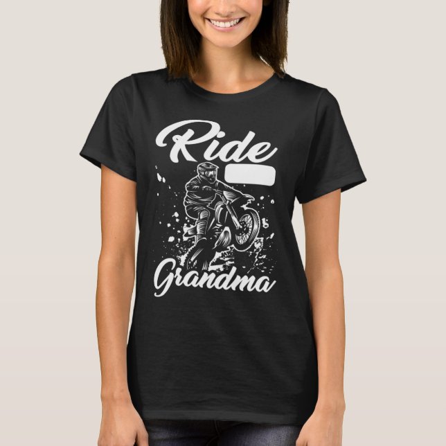 Dirt Bike Grandmother  Mx Motocross Dirt Biking Gr T-Shirt (Vorderseite)