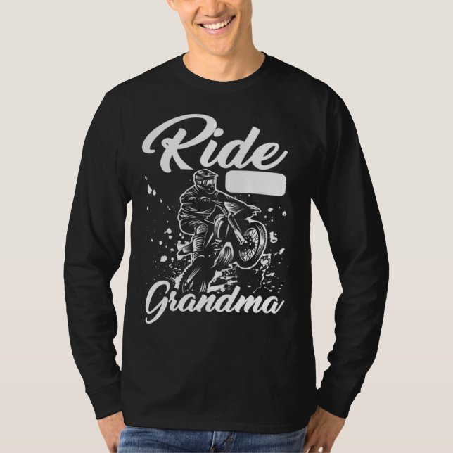 Dirt Bike Grandmother  Mx Motocross Dirt Biking Gr T-Shirt (Vorderseite)