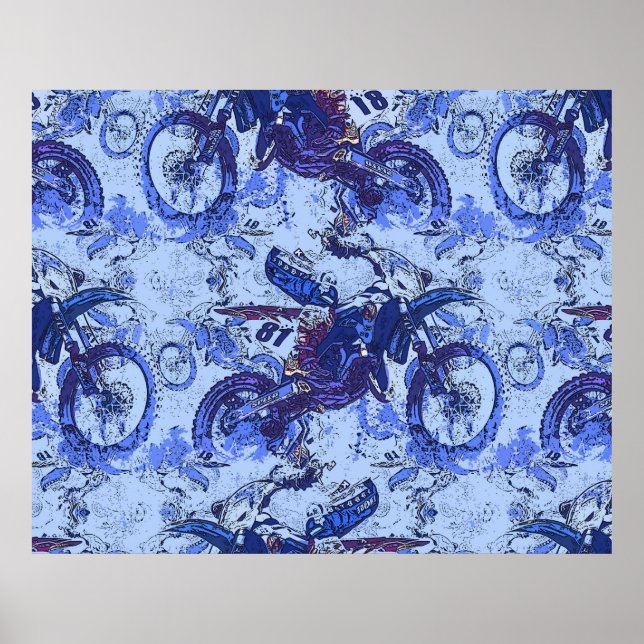 Dirt-Bike Heaven - Motocross Racers Poster (Vorne)