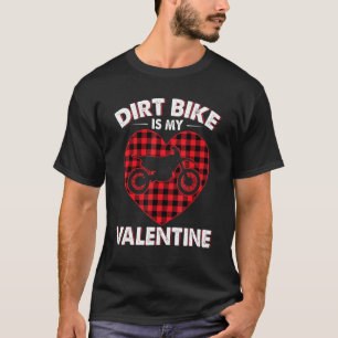 Dirt Bike ist mein Valentinbike Niedliches Herz-Bi T-Shirt