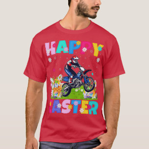 Dirt Bike Lover Happy Osterfeier Bunny Dart Bike A T-Shirt