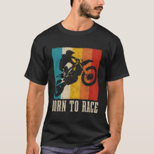 Dirt Bike Motocross Geboren zu Rennen Mx Racing Bi T-Shirt