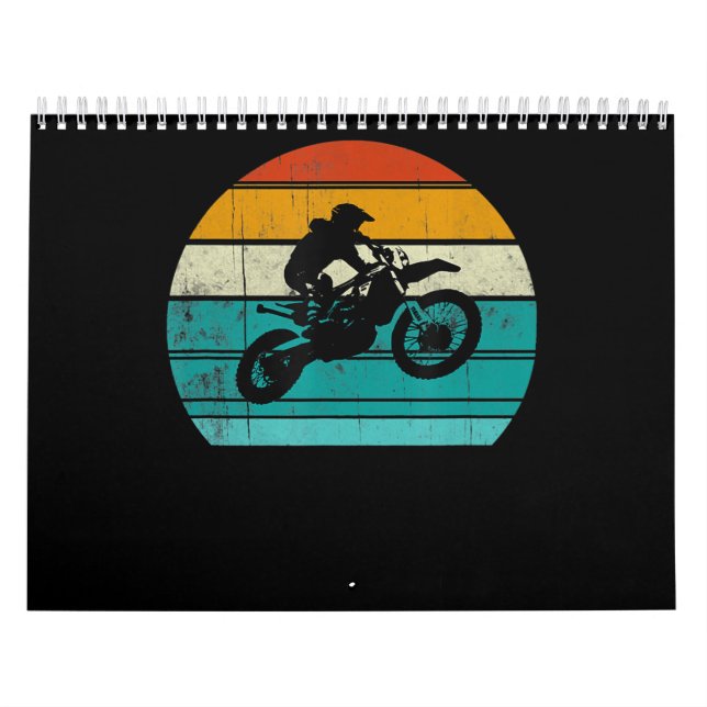 Dirt Bike Motocross Motorrad Geschenk für Männer Kalender (Titelbild)