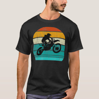 Dirt Bike Motocross Motorrad Vintage Retro Boys T-Shirt