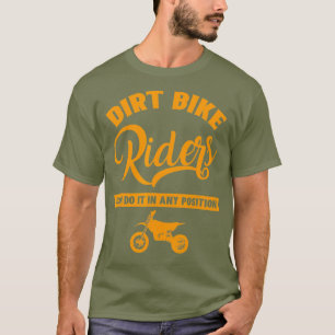 Dirt-Bike-Motocross-MX-Fahrer jede Position aus T-Shirt
