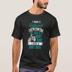 Dirt Bike Motocross MX Rider Girlfriend Off Road R T-Shirt