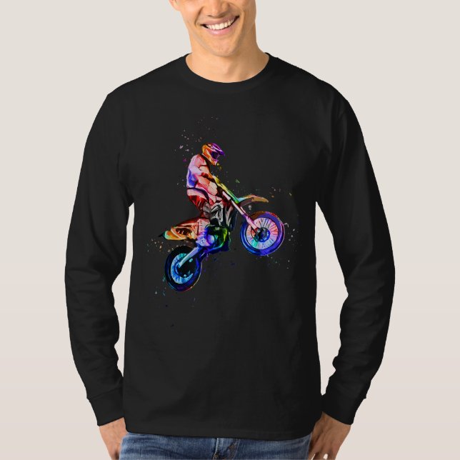 Dirt Bike Motocross Ristorante La Lanchetta T-Shirt (Vorderseite)