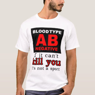Dirt Bike Motocross Shirt - Blocktyp AB Negativ