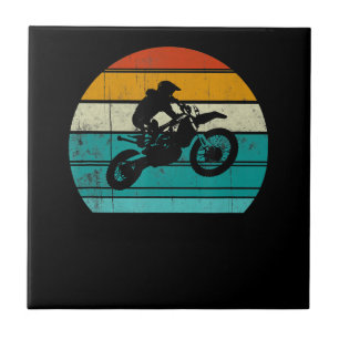 Dirt Bike Motorrad Geschenk für Männer Fliese