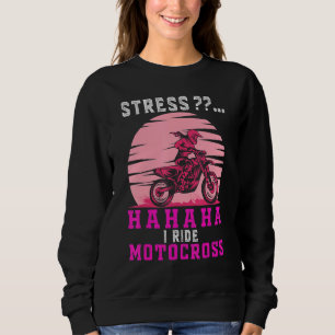 Dirt Bike Motorrad-Rennsport Motocross Mädchen Zit Sweatshirt