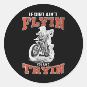 Dirt Bike Motorrad Supercross MX Motocross Runder Aufkleber