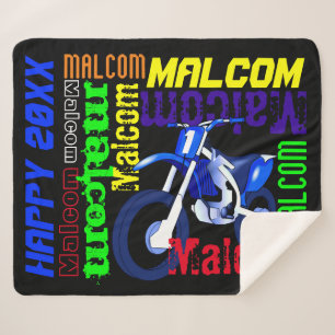 Dirt Bike Motorradbezeichnung Typografie benutzerd Sherpadecke