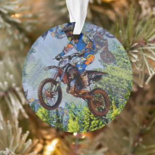Dirt-Bike-Narren - Motocross-Racers Ornament
