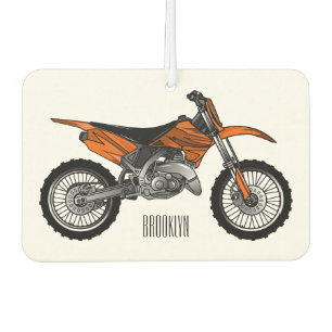 Dirt bike off-road motorrad / motocross-Cartoon Autolufterfrischer
