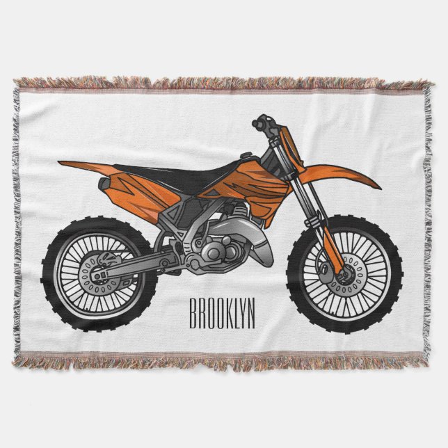 Dirt bike off-road motorrad / motocross-Cartoon Decke (Vorderseite)