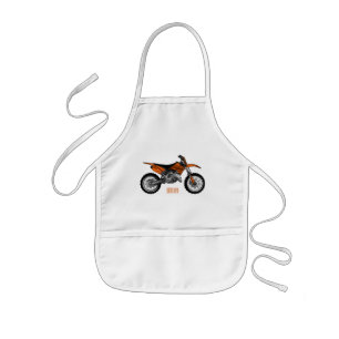 Dirt bike off-road motorrad / motocross-Cartoon Kinderschürze