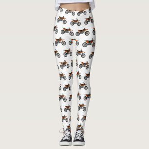Dirt bike off-road motorrad / motocross-Cartoon Leggings