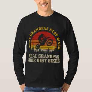 Dirt Bike Opa Vintag Motocross MX Motorrad T-Shirt