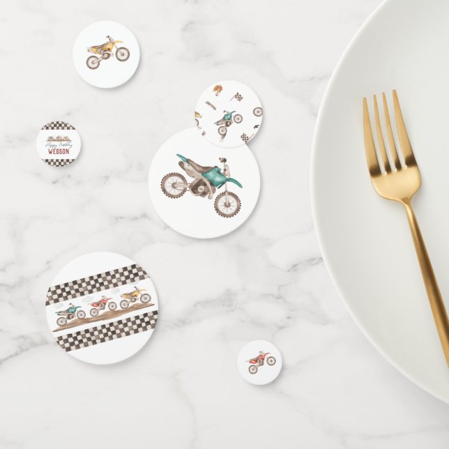 Dirt Bike Party Confetti Konfetti (Gruppe)